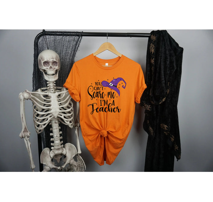 You Can't Scare Me I'm a Teacher Halloween Shirt | Spooky Teacher Gift Shirtprintingcenter