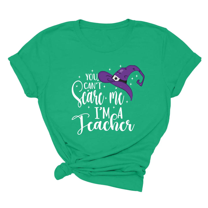 You Can't Scare Me I'm a Teacher Halloween Shirt | Spooky Teacher Gift Shirtprintingcenter
