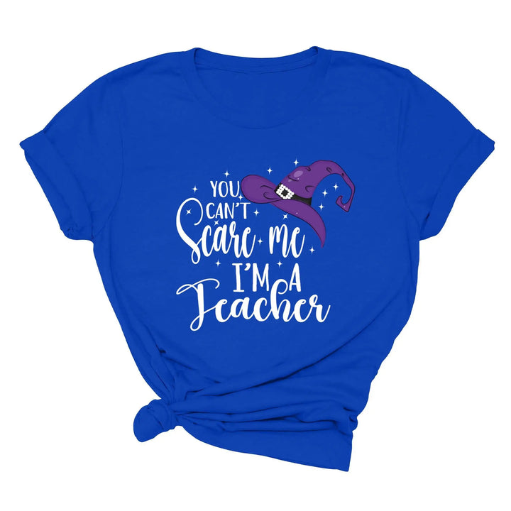 You Can't Scare Me I'm a Teacher Halloween Shirt | Spooky Teacher Gift Shirtprintingcenter