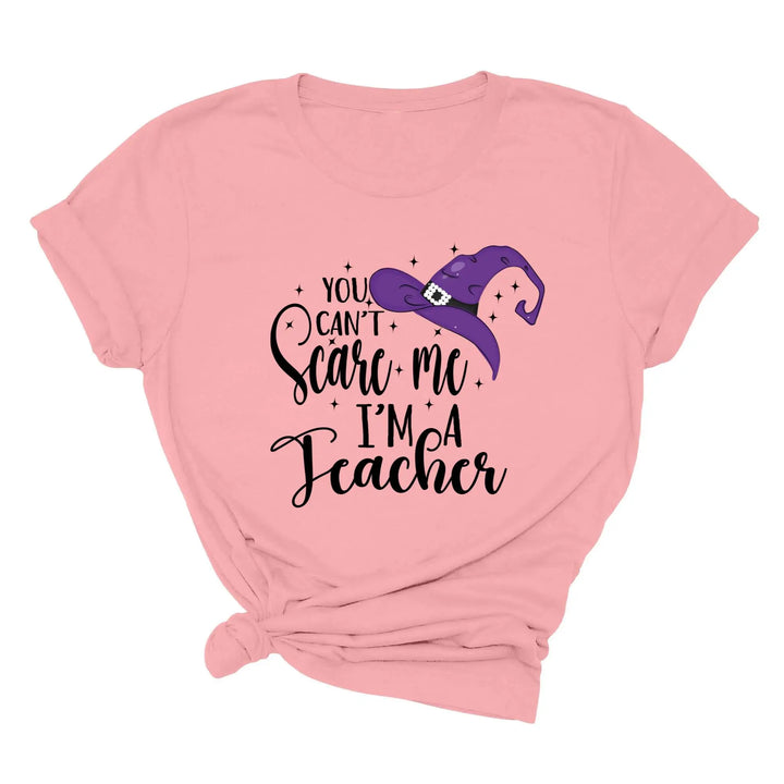 You Can't Scare Me I'm a Teacher Halloween Shirt | Spooky Teacher Gift Shirtprintingcenter