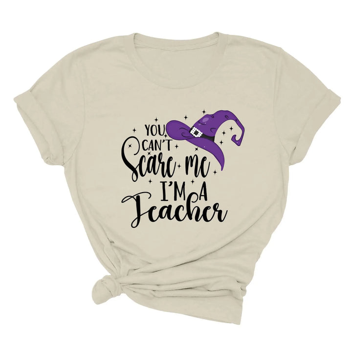 You Can't Scare Me I'm a Teacher Halloween Shirt | Spooky Teacher Gift Shirtprintingcenter