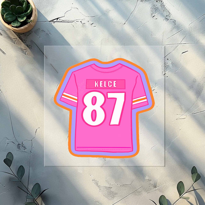 Taylor Kelce 87 Chiefs Era DTF Transfer, Football Swelce 87 DTF Transfer
