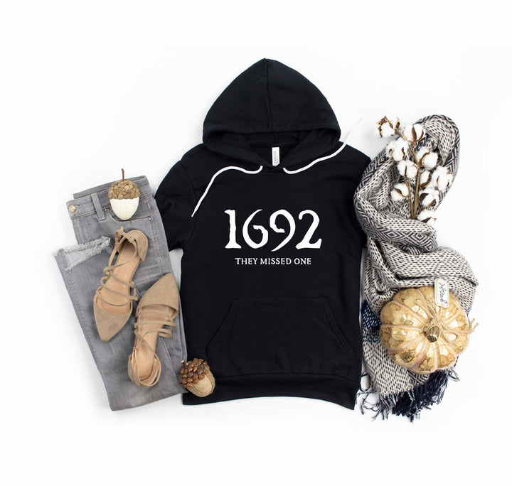 1692 They Missed One Hoodie - Retro Salem Witch Halloween Gift