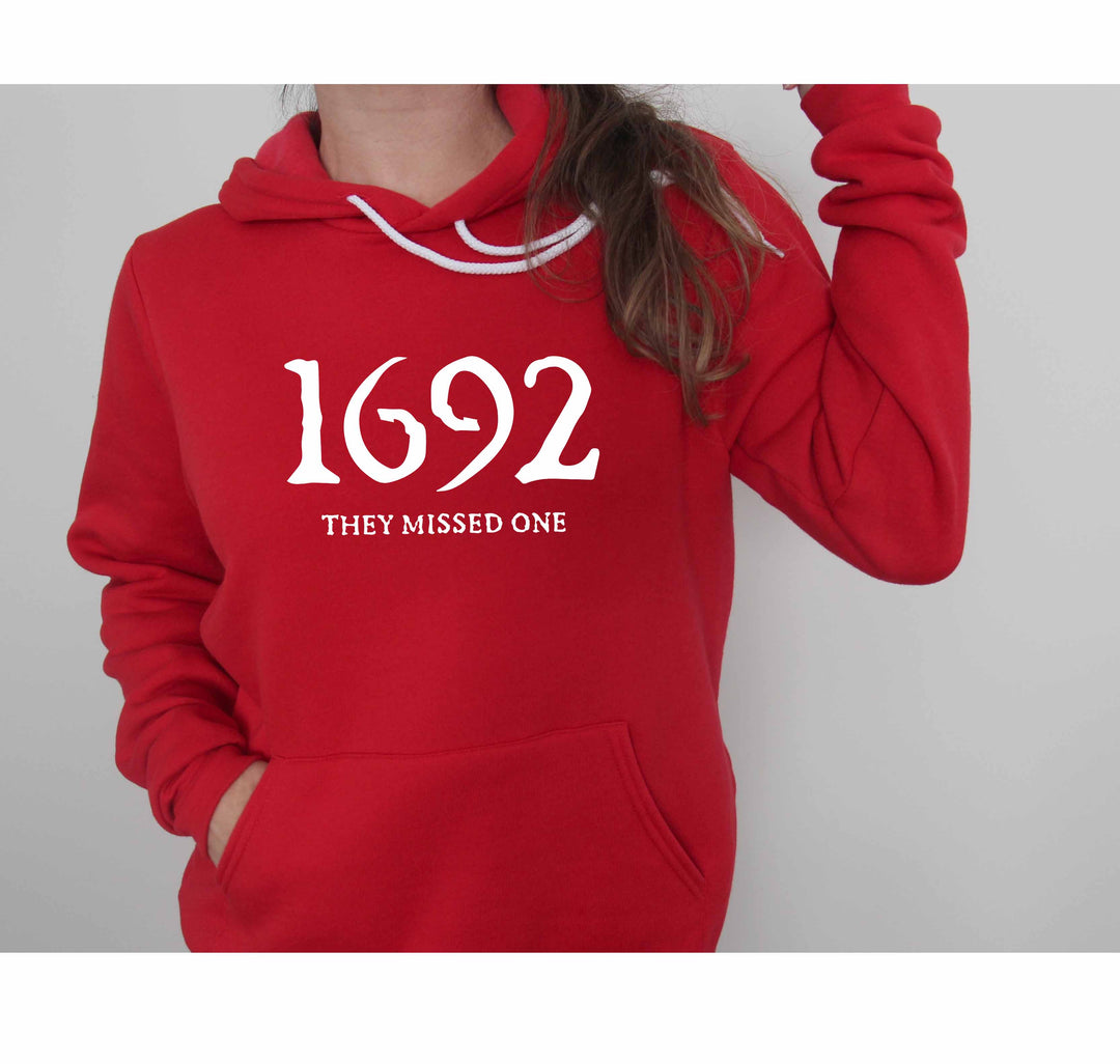 1692 They Missed One Hoodie - Retro Salem Witch Halloween Gift