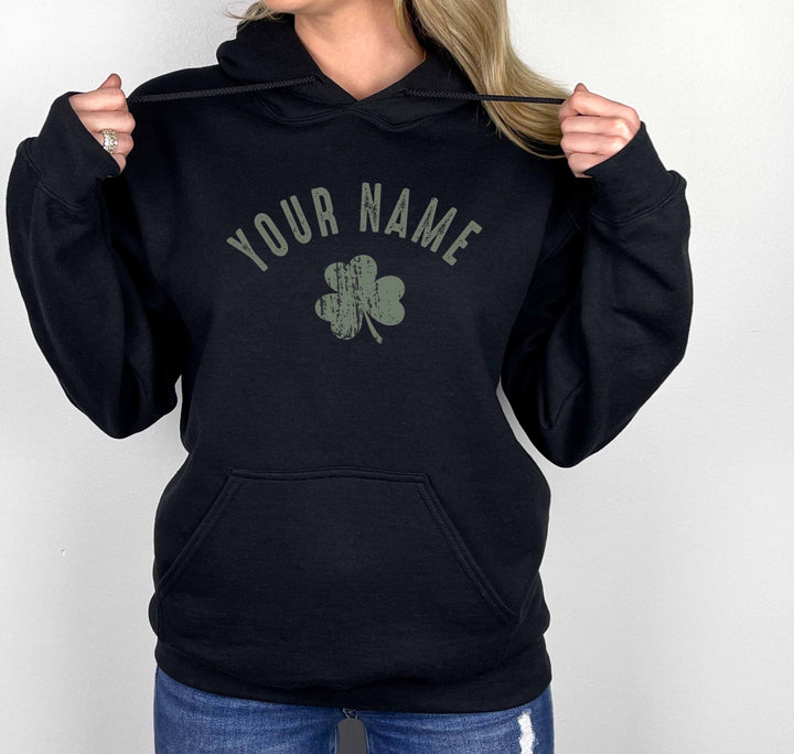 Personalized Last Name St. Patrick's Day Hoodie- Custom Irish Hoodie