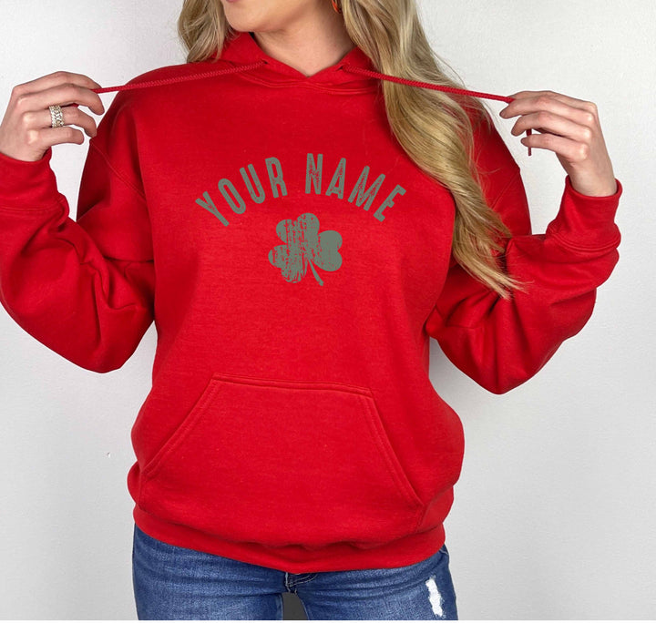 Personalized Last Name St. Patrick's Day Hoodie- Custom Irish Hoodie