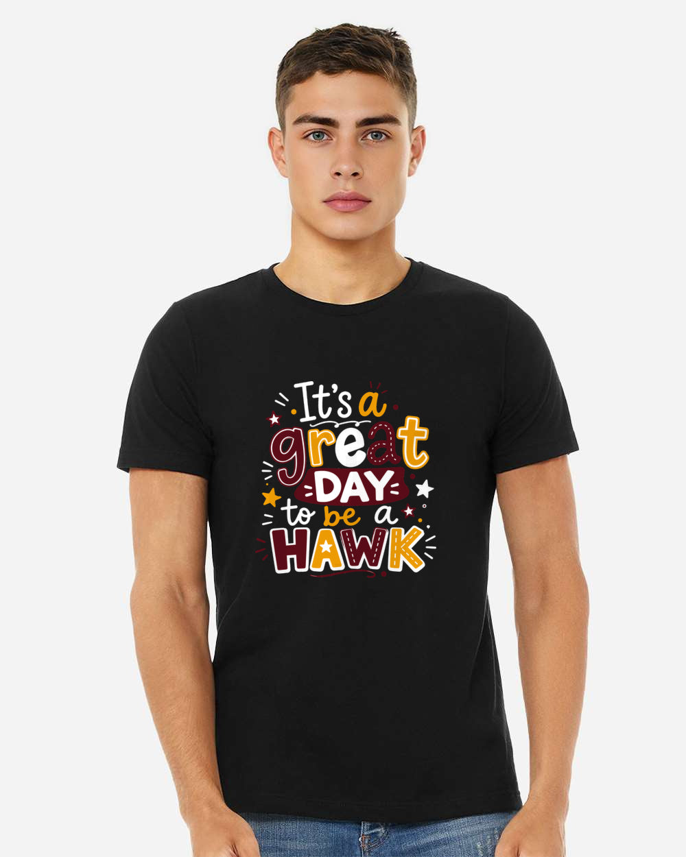 Camiseta de manga corta juvenil Bella+Canvas personalizada (3001Y-3001YCVC)