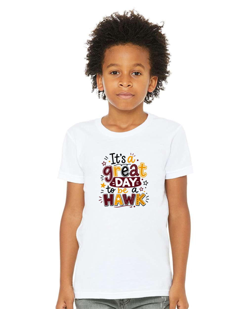 Camiseta de manga corta juvenil Bella+Canvas personalizada (3001Y-3001YCVC)