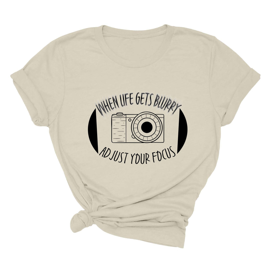 Vintage Camera Shirt - Photographer Tee | Adjust Your Focus