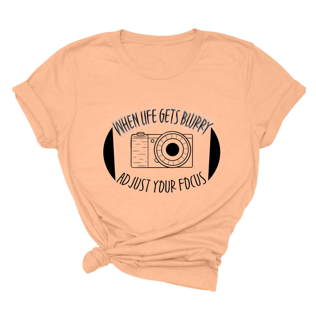 Vintage Camera Shirt - Photographer Tee | Adjust Your Focus