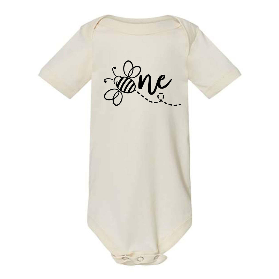 Bee One 1st Birthday Bodysuit - Baby Shower Gift & Announcement