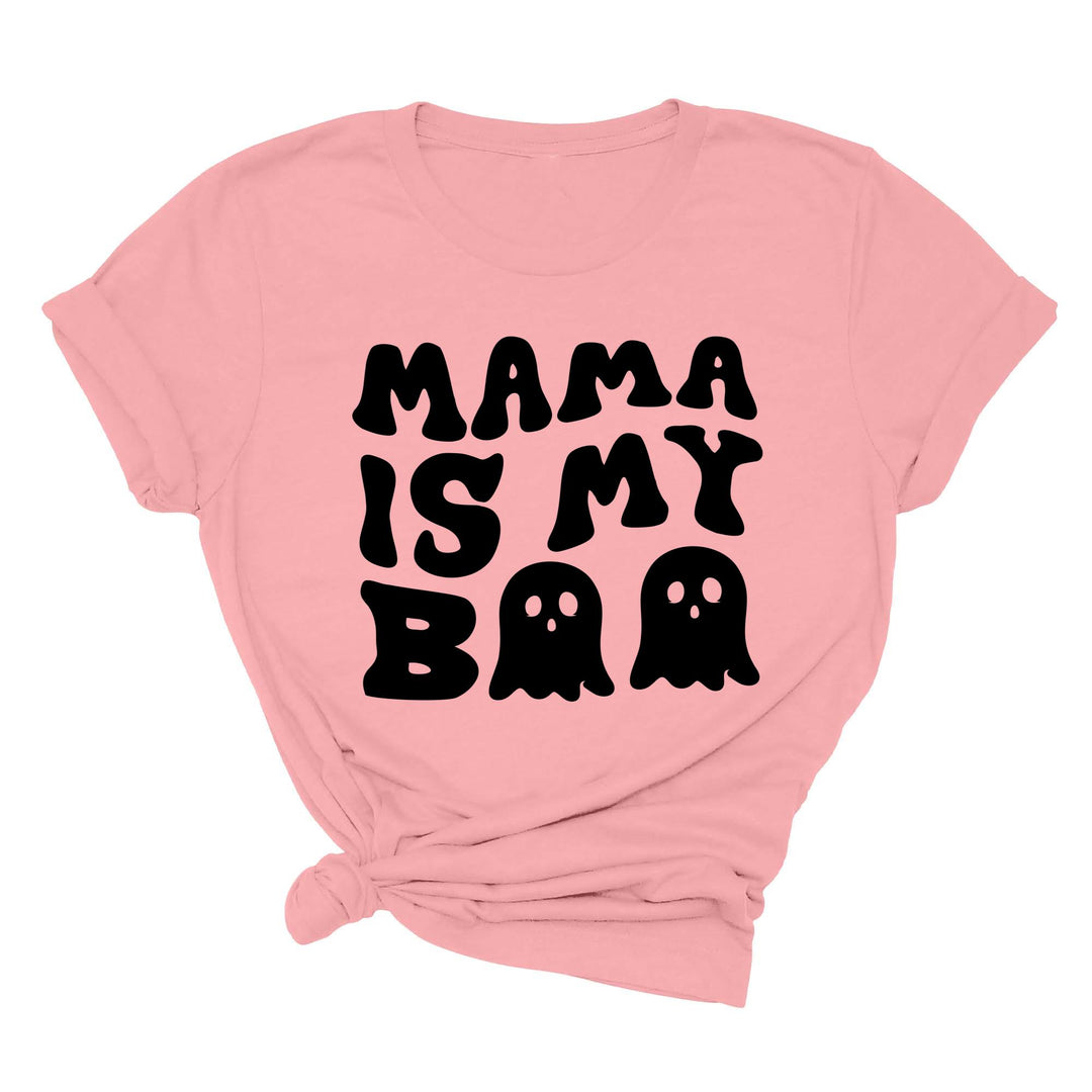 Mama is My Boo Shirt | Cute Halloween Ghost Kids Tee