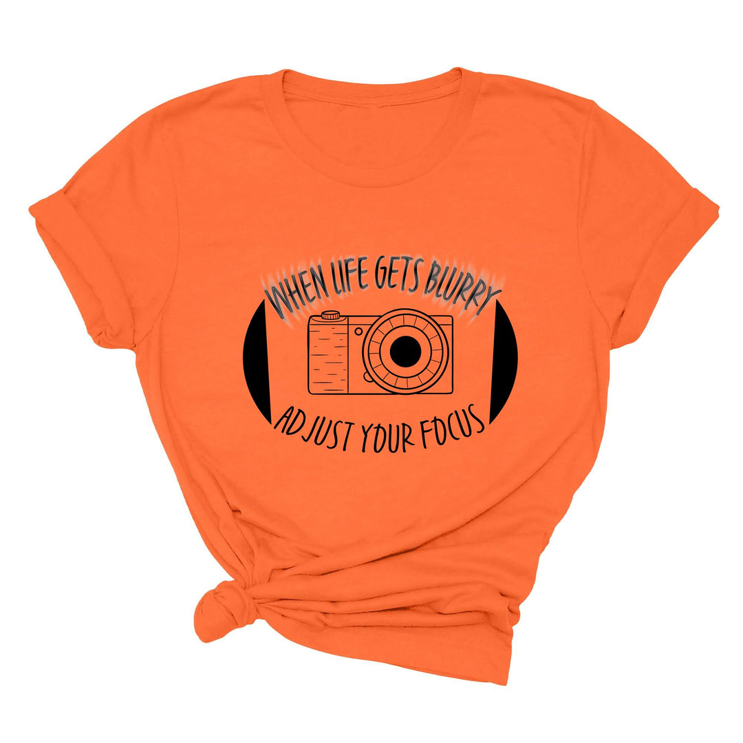 Vintage Camera Shirt - Photographer Tee | Adjust Your Focus