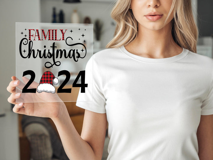 Family Christmas 2024 DTF Transfers, Ready to Press Bulk Heat Transfers