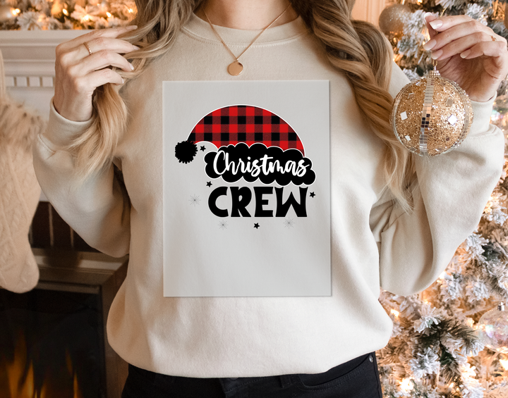 Cousin Crew Santa Hat DTF Transfers, Ready to Press Heat Transfers for Shirts