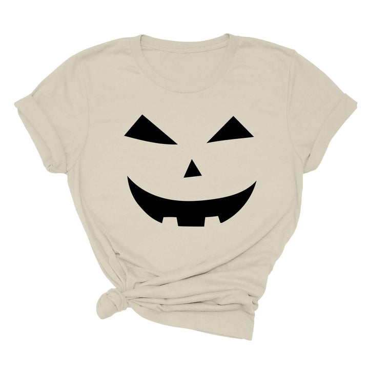 Halloween Pumpkin Shirt – Cute Jack-O-Lantern Tee for Women & Moms