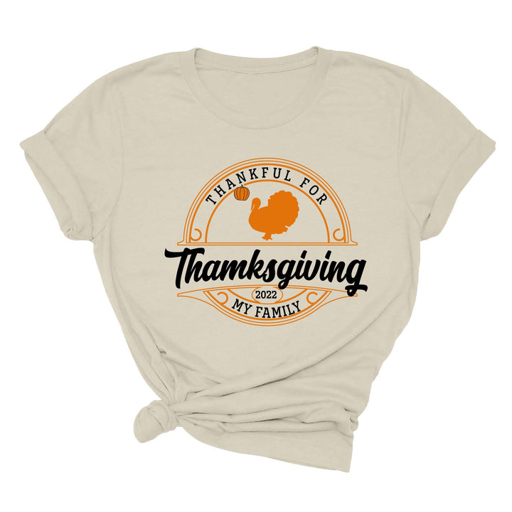 Family Thanksgiving 2024 Shirt | Matching Thanksgiving Shirts