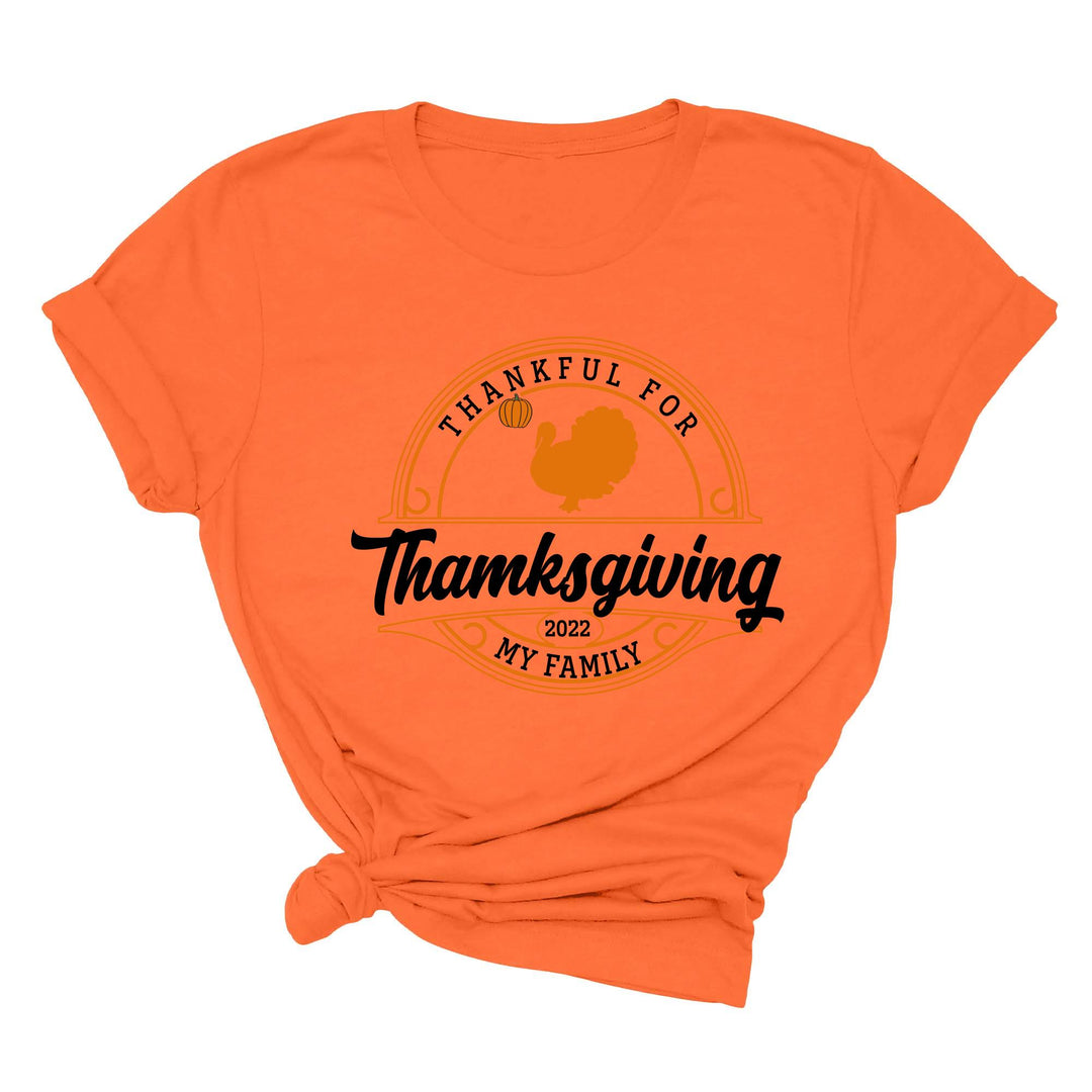 Family Thanksgiving 2024 Shirt | Matching Thanksgiving Shirts