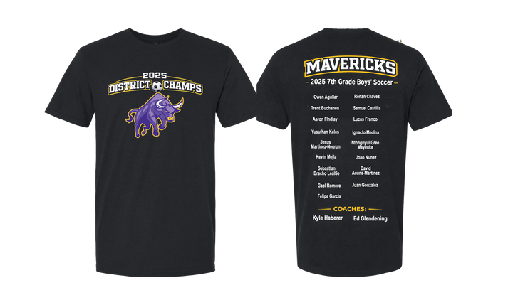 Morton Ranch Junior High – 2025 District Champs T-Shirt