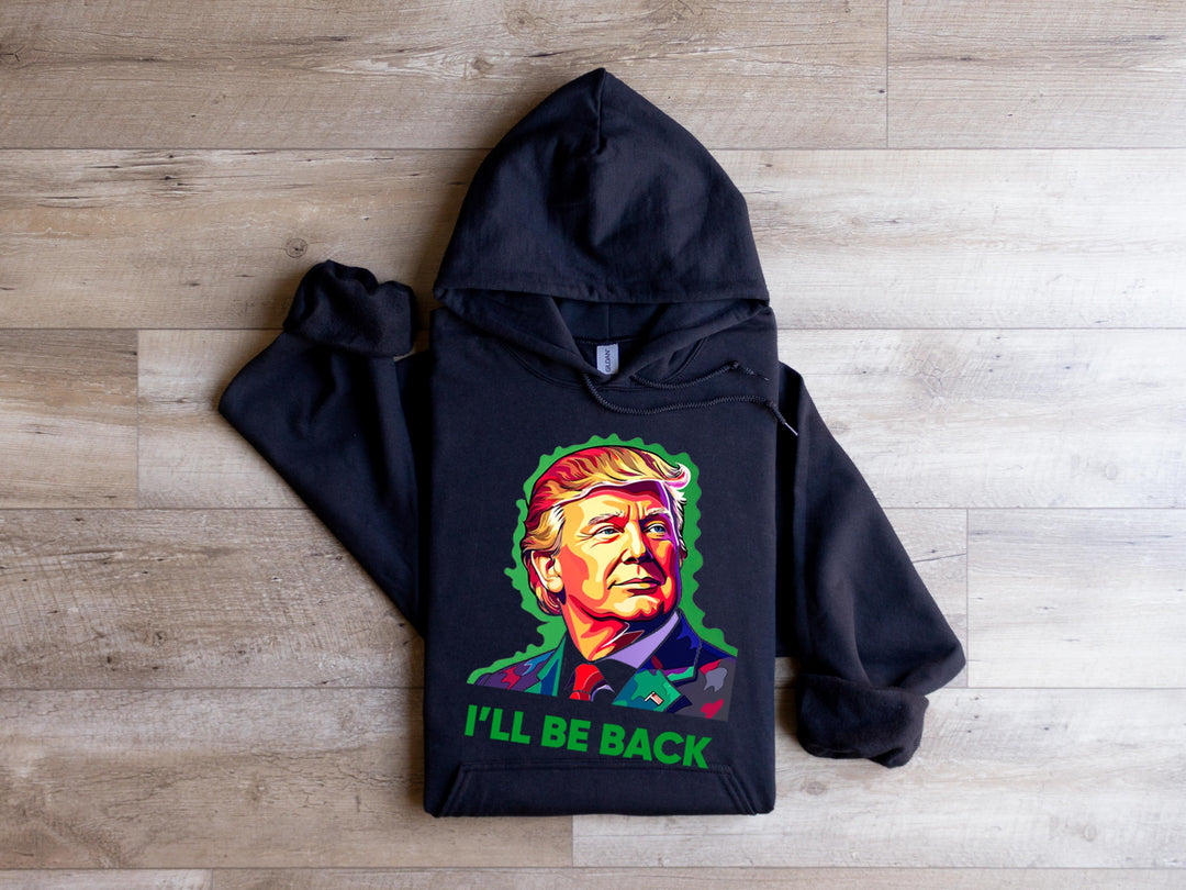 Trump I'll Back, Trump I'll Be Home for Christmas Shirt funny trump tshirt Humorous Trump Christmas T-Shirt trump pajamas trump sweatshirt Donald Trump Shirt