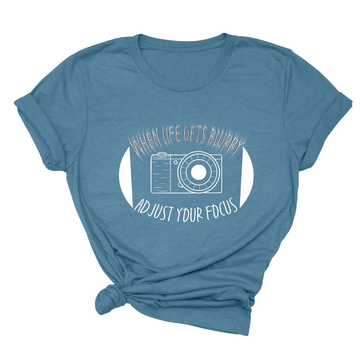 Vintage Camera Shirt - Photographer Tee | Adjust Your Focus