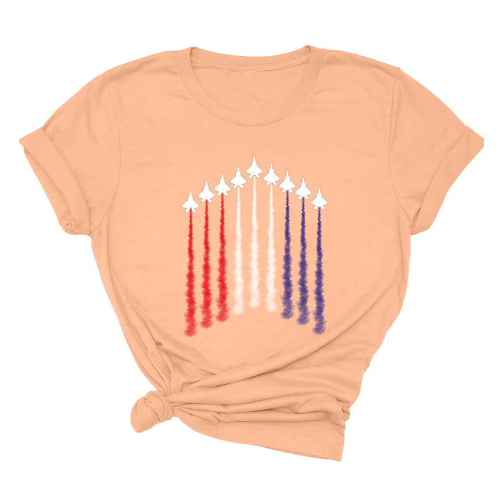 Air Force Shirt - Red, White & Blue Patriotic Tee for 4th of July & Memorial Day