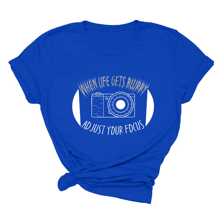 Vintage Camera Shirt - Photographer Tee | Adjust Your Focus