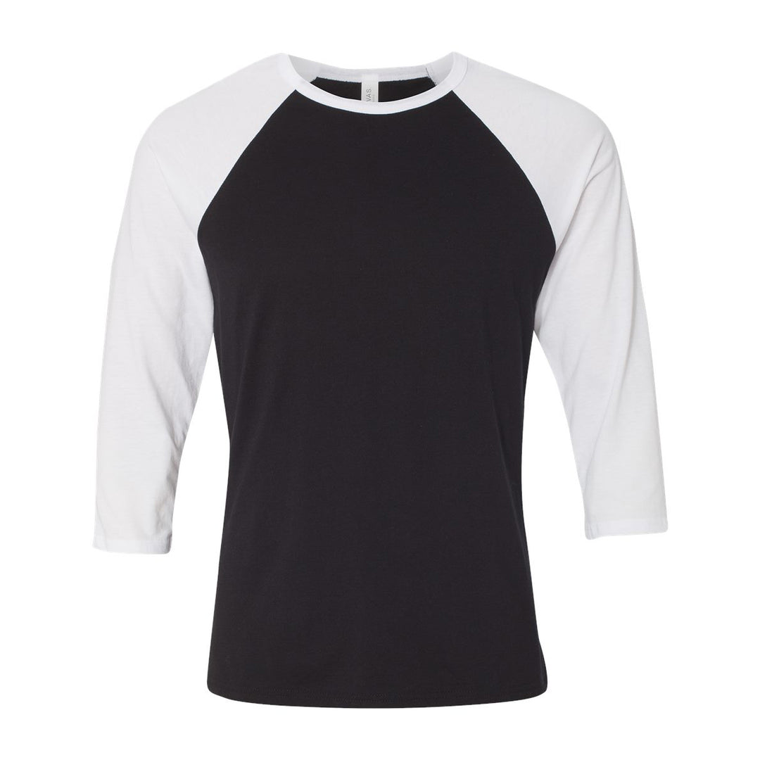 Bella + Canvas Sleeve 3200 Unisex, Youth, Toddler 3/4-Baseball T-Shirt, Raglan Tshirt