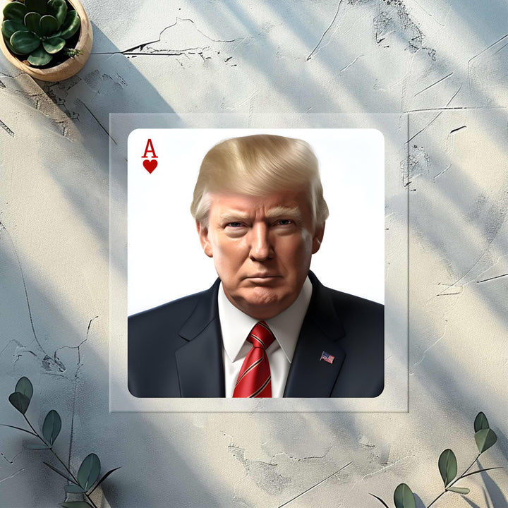 Trump Poker Playing Cards DTF Transfers, Donald Trump DTF Transfer