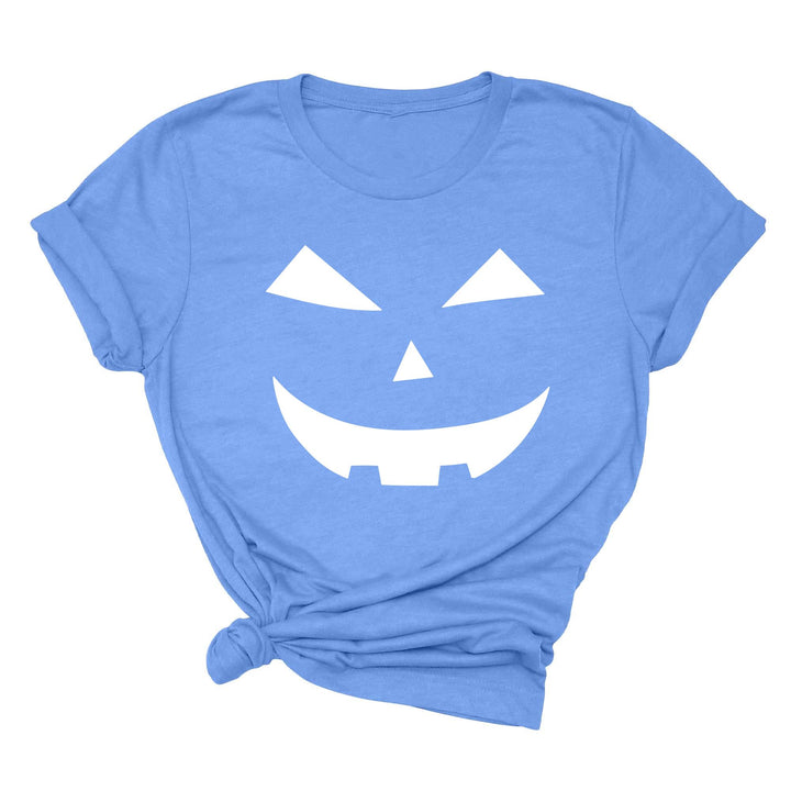 Halloween Pumpkin Shirt – Cute Jack-O-Lantern Tee for Women & Moms