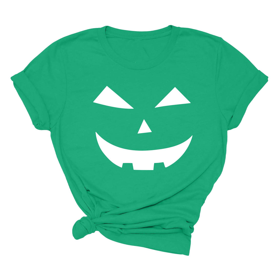 Halloween Pumpkin Shirt – Cute Jack-O-Lantern Tee for Women & Moms