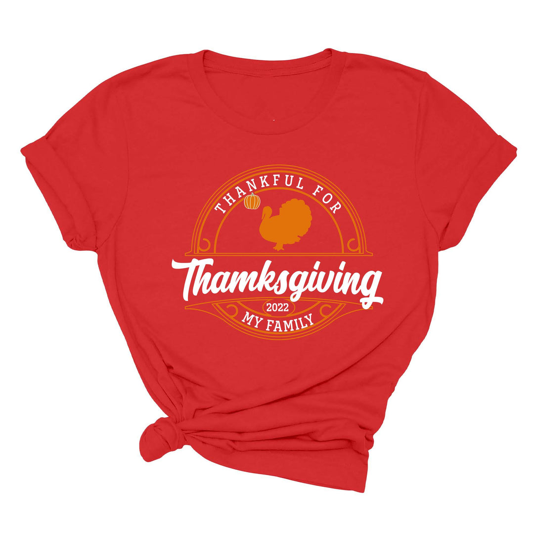 Family Thanksgiving 2024 Shirt | Matching Thanksgiving Shirts